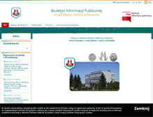 Tablet Screenshot of bip.klodawa.wlkp.pl